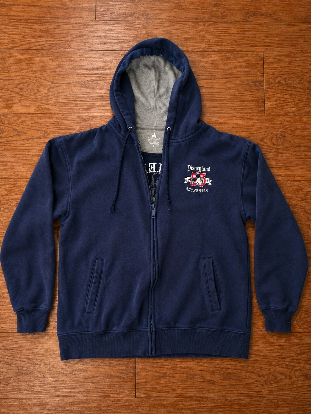 Disney Parks Walt Disney World 1971 Mickey Mouse XL Blue  Hoodie